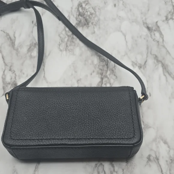 Marc Jacobs Black Pebbled Leather Crossbody Mini Bag - Picture 5 of 8